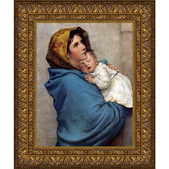 MADONNA OF THE STREETS FRAMED CANVAS