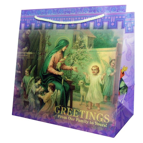 CHILD JESUS & BLESSED MOTHER - LARGE GIFT BAG