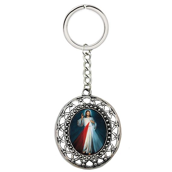 THE DIVINE MERCY KEY CHAIN
