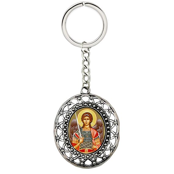 ST. MICHAEL ICON KEY CHAIN