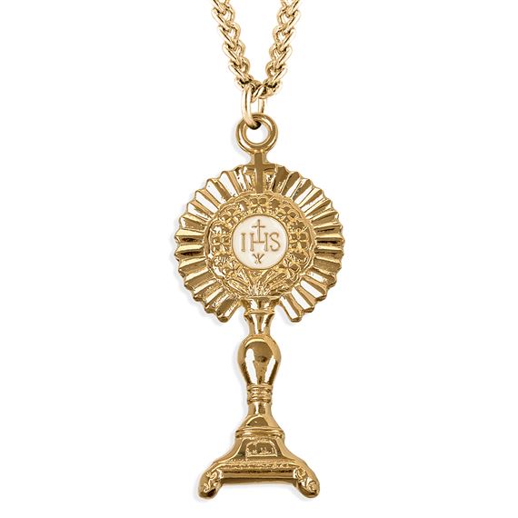 GOLD MONSTRANCE PENDANT
