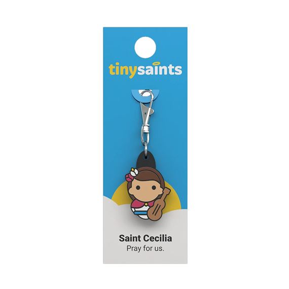 ST. CECILIA - TINY SAINTS CLIP-ON