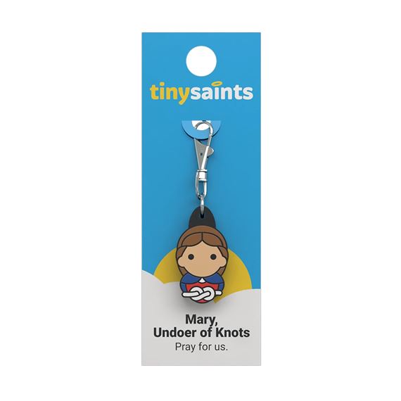 OUR LADY UNDOER OF KNOTS - TINY SAINTS CLIP-ON