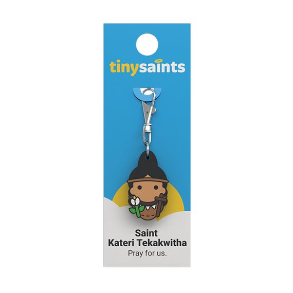 ST. KATERI TEKAKWITHA - TINY SAINTS CLIP-ON