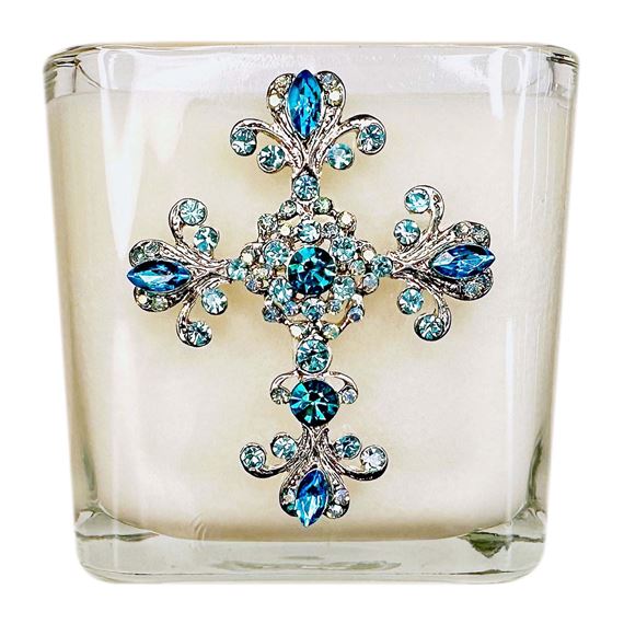 HYSSOP - BIBLICAL OIL CROSS CANDLE