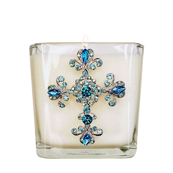 HYSSOP - BIBLICAL OIL CROSS CANDLE
