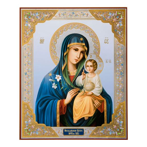 VIRGIN OF THE ETERNAL BLOOM ICON