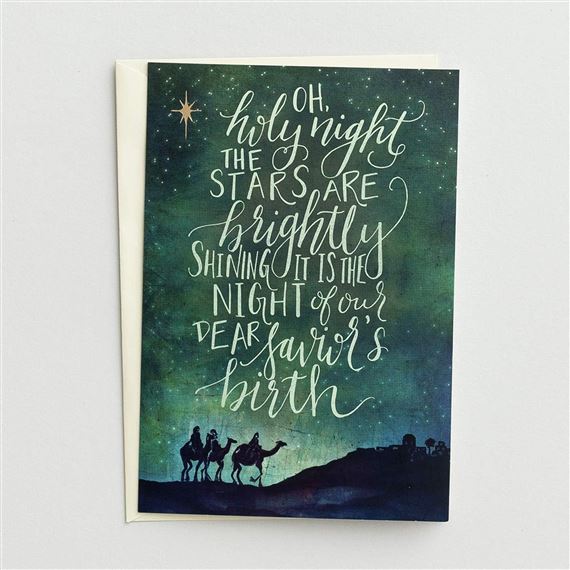 BETHLEHEM - O, HOLY NIGHT CHRISTMAS CARDS (BOX OF 50)