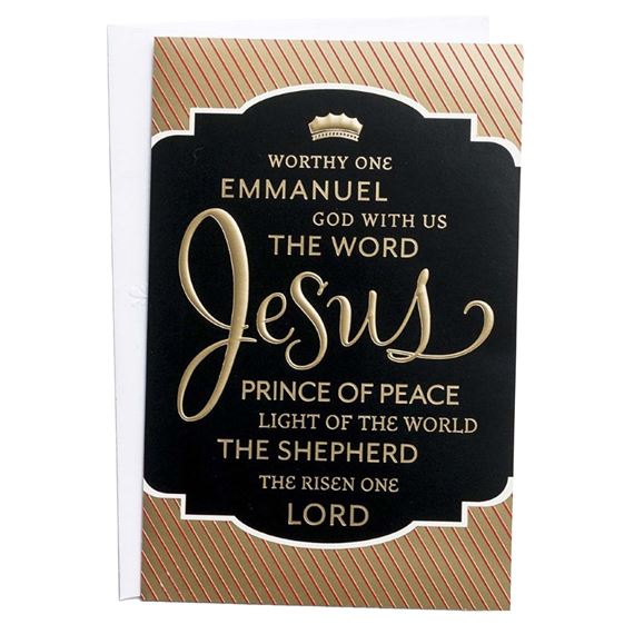 NAMES OF JESUS CHRISTMAS CARDS (BOX OF 50)