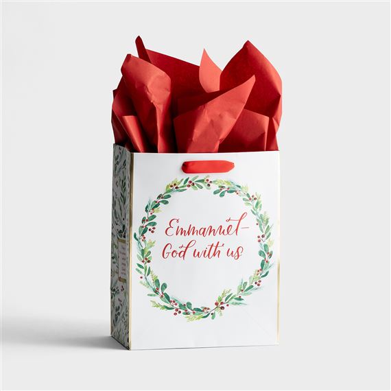 EMMANUEL - GOD WITH US - GIFT BAG (WITH TISSUE PAPER)