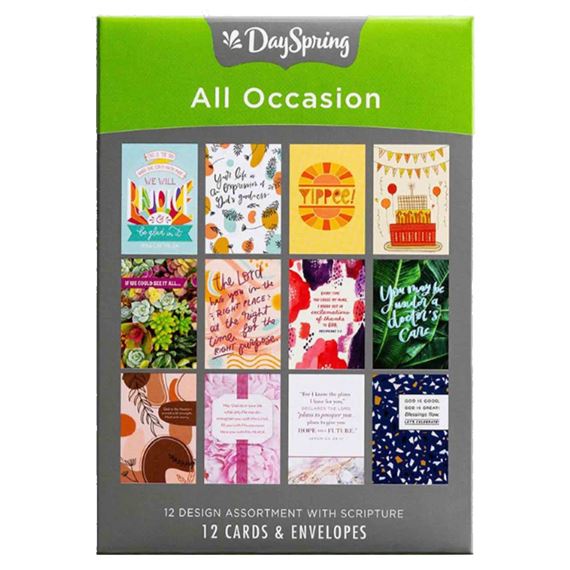 ALL OCCASSION - ASSORTED CARDS (BOX OF 12)