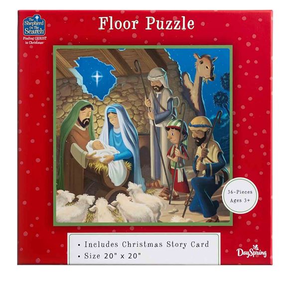 JUMBO FLOOR NATIVITY PUZZLE - 36 PIECE