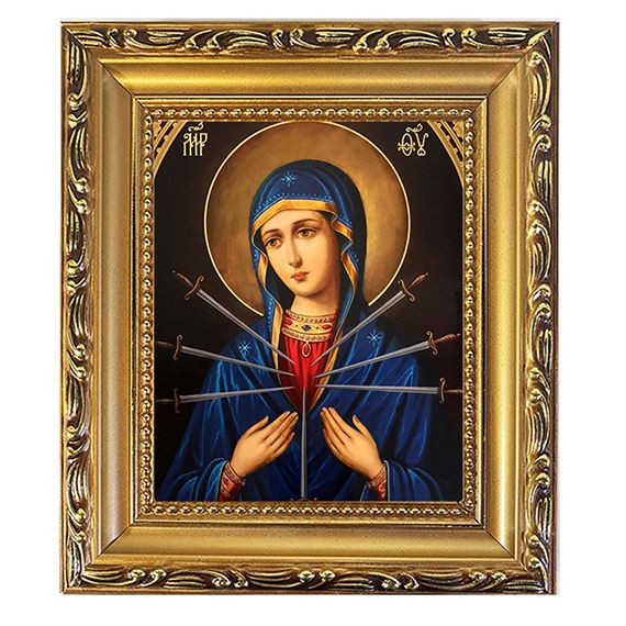VIRGIN SOFTENER OF EVIL HEARTS FRAMED ICON