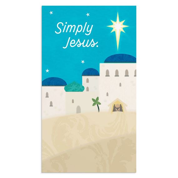 SIMPLY JESUS CHRISTMAS CARDS (BOX OF 16)
