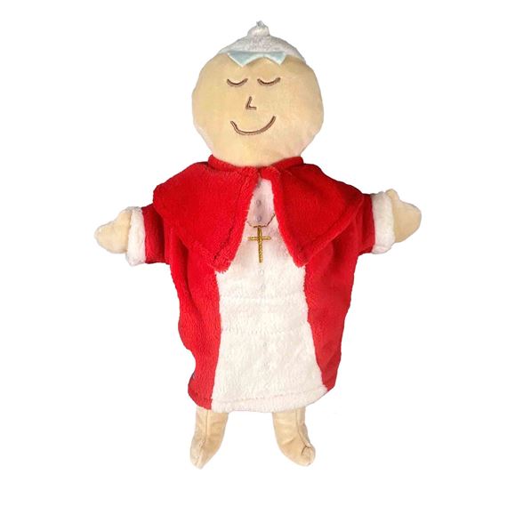HUGS FROM HEAVEN POPE ST. JOHN PAUL II PRAYER PILLOW - 12"