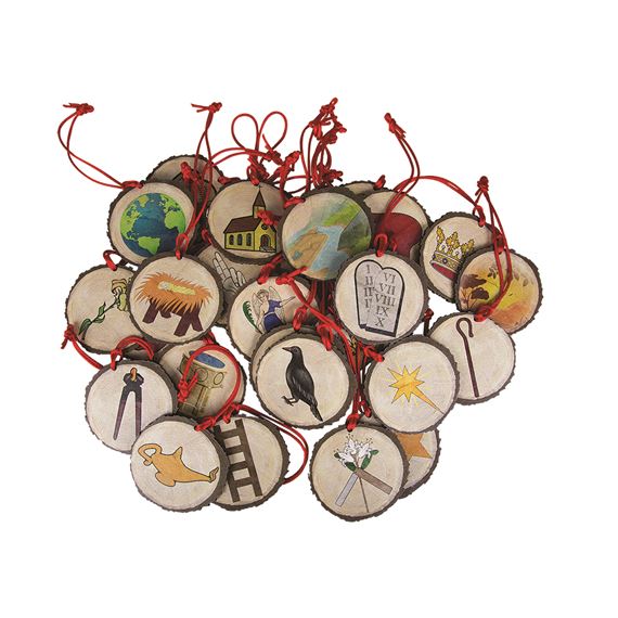 JESSE TREE ORNAMENTS - SET OF 27