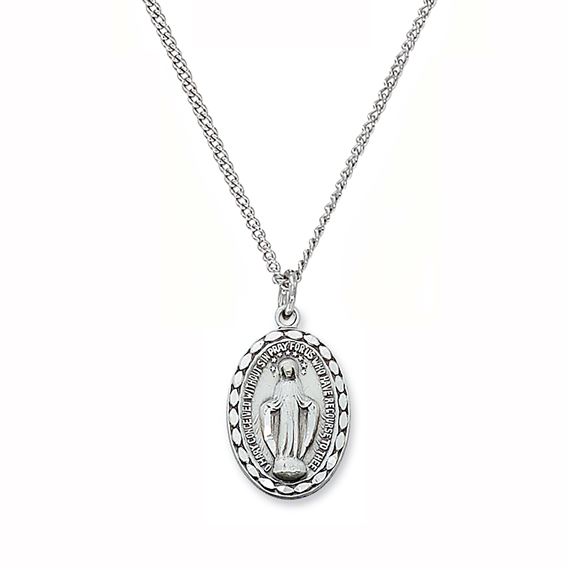 OVAL MIRACULOUS MEDAL