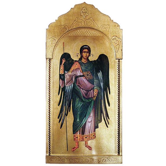 ARCHANGEL MICHAEL FLORENTINE PLAQUE (21" X 45")