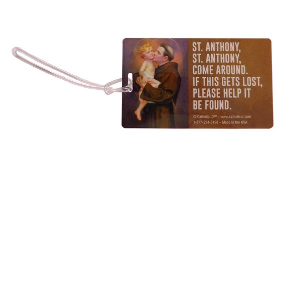 ST. ANTHONY LUGGAGE TAG