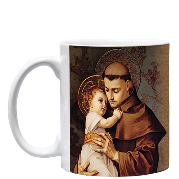 ST. ANTHONY OF PADUA WITH PRAYER  MUG - 11 OZ