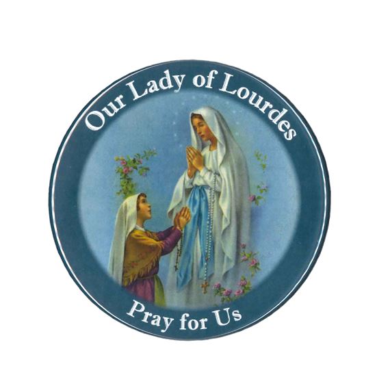 OUR LADY OF LOURDES MAGNET