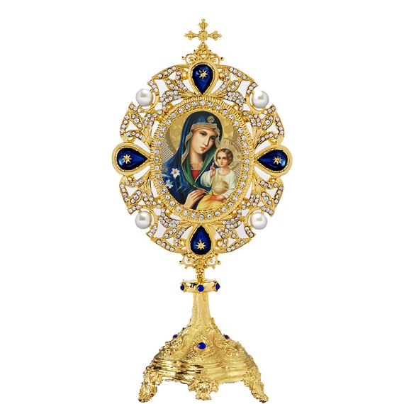 VIRGIN OF THE ETERNAL BLOOM RELIQUARY STYLE ICON