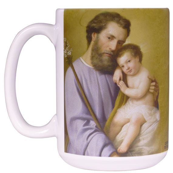ST. JOSEPH AND THE INFANT JESUS MUG - 15 OZ