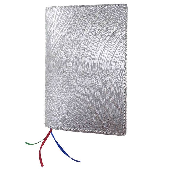 MAGNIFICAT LEATHER COVER (BY FATHER PASCHAL MARY OF MFVA) - GREY/SILVER