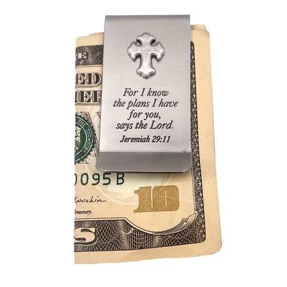 JEREMIAH 29:11 - DOUBLE MONEY CLIP