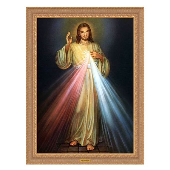 DIVINE MERCY CANVAS TRANSFER 33 1/4" x 45"