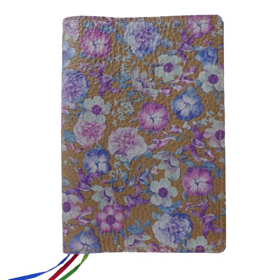 MAGNIFICAT LEATHER COVER - FLORAL (BY FATHER PASCHAL MARY OF MFVA)