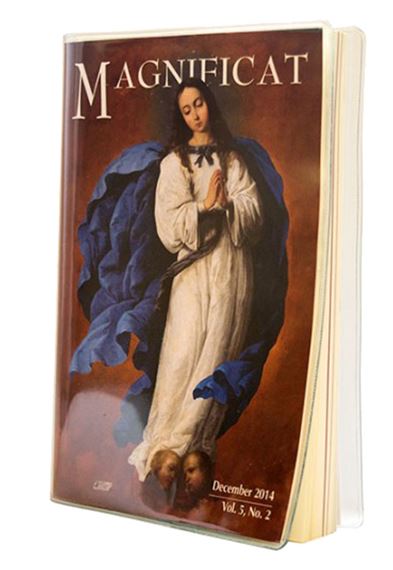 PLASTIC COVER FOR MAGNIFICAT MAGAZINE - REGULAR PRINT
