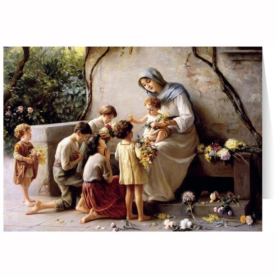CELEBRATING SPIRITUAL & NATURAL MOTHERHOOD GREETING CARD