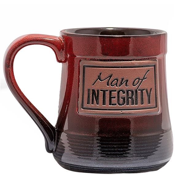 MAN OF INTEGRITY POTTERY MUG