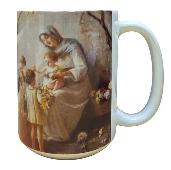 MARY AND THE CHILDREN MUG - 15 OZ