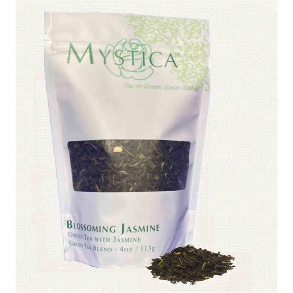 MYSTICA (TEA BY MYSTIC MONK COFFEE) - BLOSSOMING JASMINE GREEN TEA