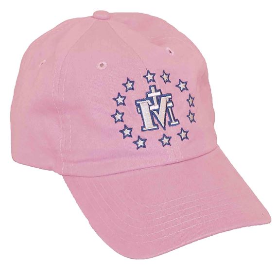 MIRACULOUS MEDAL - PINK CAP