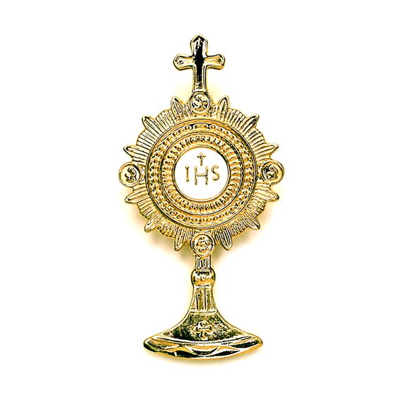 14KT GOLD-FILLED MONSTRANCE PIN