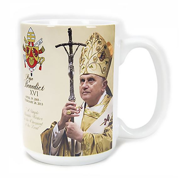 POPE BENEDICT XVI COMMEMORATIVE MUG - 15 OZ