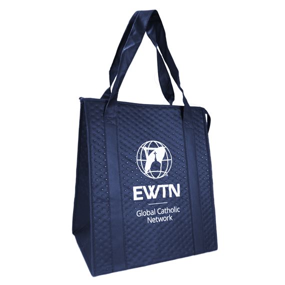 EWTN NAVY THERMAL TOTE BAG