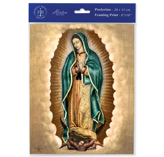 OUR LADY OF GUADALUPE - UNFRAMED PRINT 8" x 10"