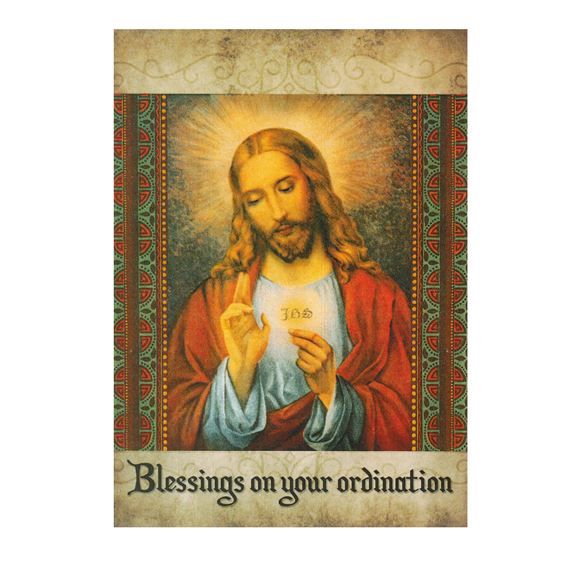 BLESSINGS ON YOUR ORDINATION GREETING CARD