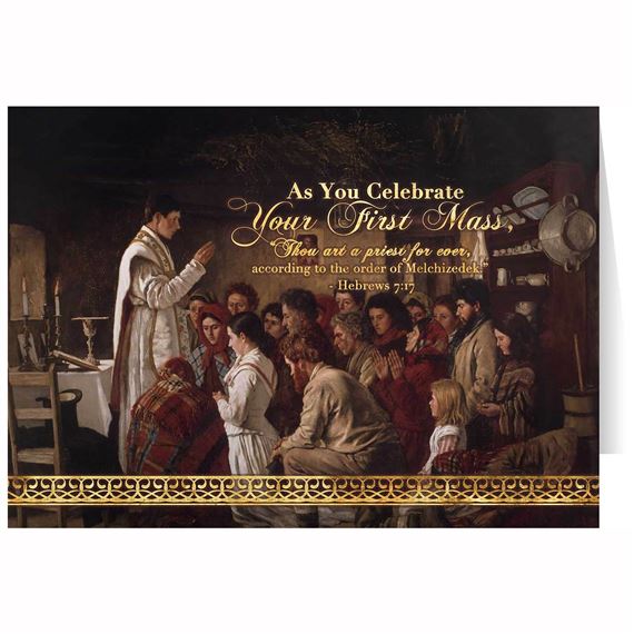 FIRST MASS ORDINATION GREETING CARD