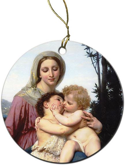 SAINTE FAMILLE PORCELAIN ORNAMENT