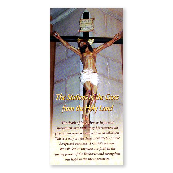 14 STATIONS OF THE CROSS LAMINATED PAMPHLET