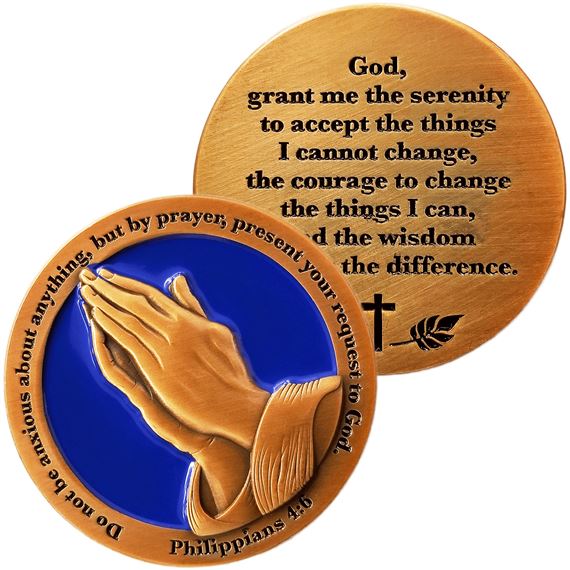 DEVOTIONAL POCKET COIN - SERENITY PRAYER