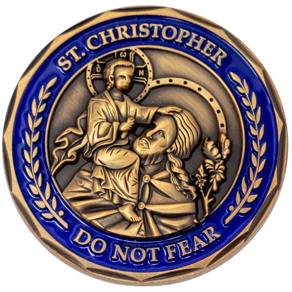 DEVOTIONAL POCKET COIN - ST. CHRISTOPHER