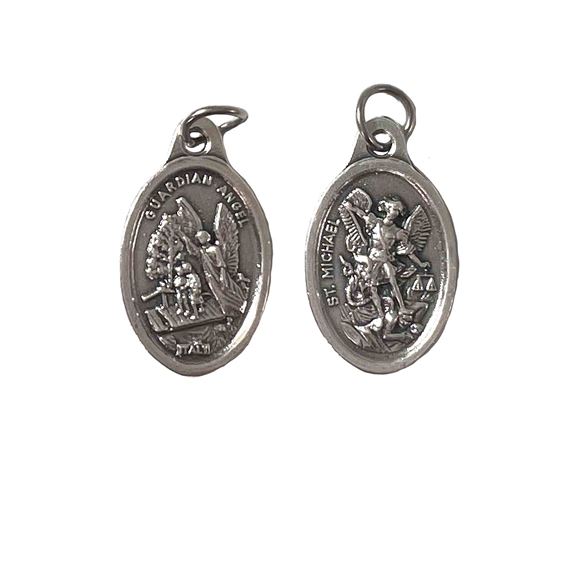 GUARDIAN ANGEL / ST. MICHAEL MEDALS - PACK OF 25