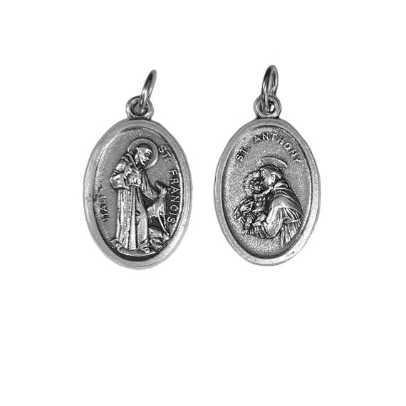 ST. FRANCIS / ST. ANTHONY MEDALS - PACK OF 25