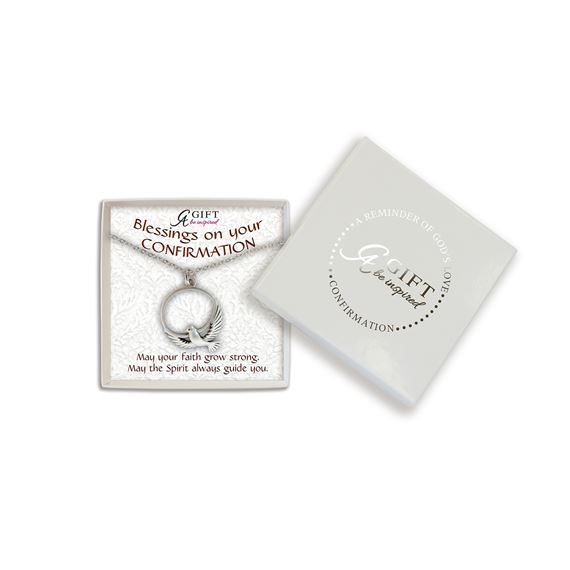 CONFIMATION DOVE PENDANT & NECKLACE